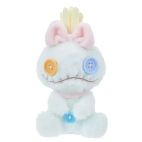 Japan Disney Store Scrump Plush Toy Keychain Stitch PASTEL Lilo & Stitch - NEW - Picture 3 of 6